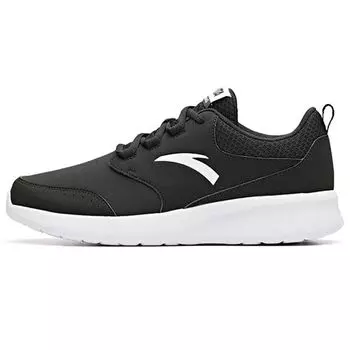 Anta Амортизирующие нескользящие износостойкие дышащие низкие повседневные туфли мужские кроссовки черные белые 91815521-9 39