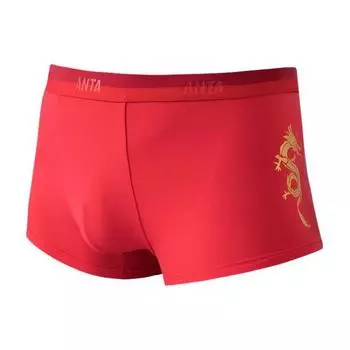 Anta Animal Pattern Casual Sports Boxer Shorts Men underwear Red 192418974-2 XL