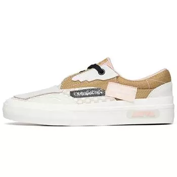 Anta Aohang All-Terrain Skateboarding Low-Top Sneakers Women Sneakers Grey Yellow White 122228015-8 36.5