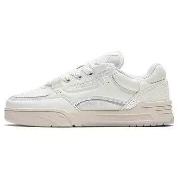 Anta Aojie Bread Shoes Low Top Skate Shoes Women Sneakers Ivory-White 922348040-2 38.5