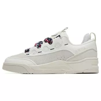 Anta Aojie Bread Shoes Нескользящие износостойкие низкие кроссовки для скейтбординга Женские кроссовки Белый Серый 122248053-6 36