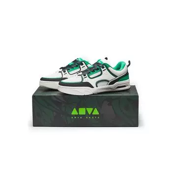Anta Aojie Fourth Anniversary Gift Box Non-Slip Shock Absorbing Mid-Top Sneakers Women Sneakers White Black Green 122538040X-1 37.5
