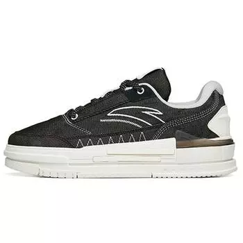 Anta Aotu Low-Top Скейт Кроссовки Женские Кроссовки Черный Белый 922218065-2 38.5