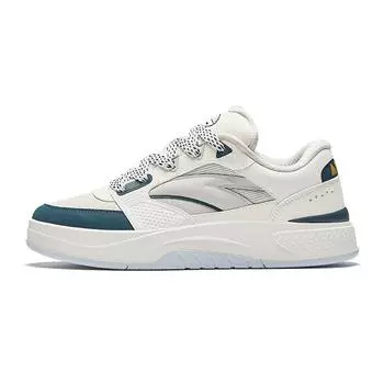Anta Aoyou Trendy Universal, легкие, увеличивающие рост, низкие кроссовки для скейтбординга, мужские кроссовки цвета слоновой кости и белого цвета 912438012-4 41
