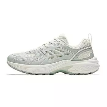 Anta AT2001 Retro Casual Versatile Lightweight Low-Top Running Shoes Women sneaker White Gray 922435595-3 36.5