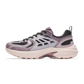 Anta At2001 Retro Casual Versatile Lightweight Low-Top Running Shoes Women sneaker Purple Black 922435595-4 36