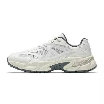Anta AT802 Trendy Retro Breathable Lightweight Low-Top Casual Shoes Men sneaker White Gray 912528802-1 41