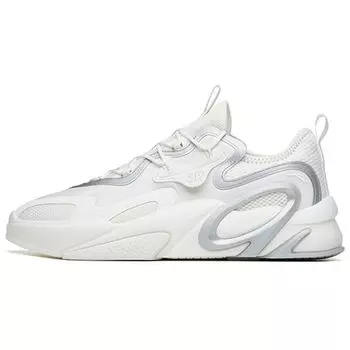 Кроссовки Anta AT91 с нескользящей износостойкой подошвой для скейтбординга, мужские, серебристые, 112218072-1 43