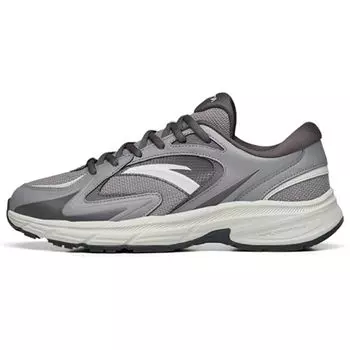 Anta AT952 Ретро низкие спортивные повседневные туфли мужские кроссовки Sandstorm-Gray 912235597-4 44