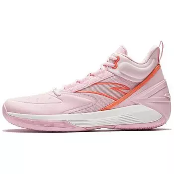 Anta Attack BM Comfortable Versatile Non-Slip Wear-Resistant Shock Absorbing High-Top Basketball Shoes Men sneaker Pink Orange 912511604Q-4 41
