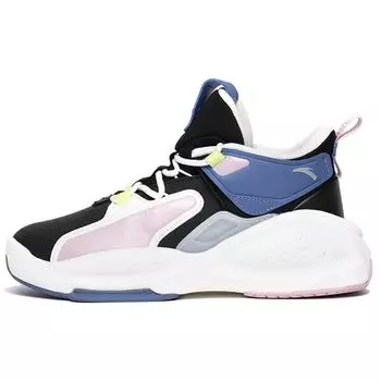 Anta Badao Mid-Top Sneakers Women Sneakers Black Blue White 122048080-8 36