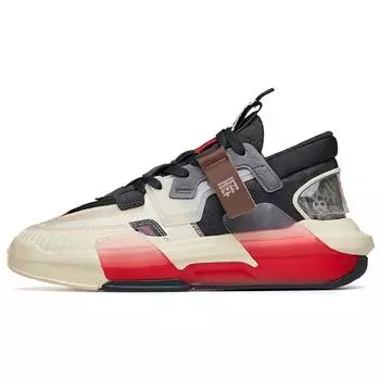 Anta Badass 3.0 Durable Breathable Low-Top Sneakers Women Sneakers Yellow Gray 112218084-6 41