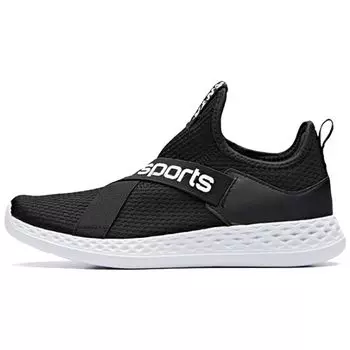 Anta Basic Low Top Running Shoes Women sneaker Black White 92918850-4 35.5