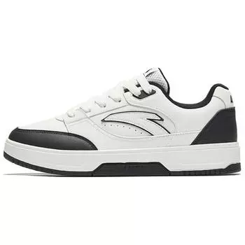 Anta Basic Non-Slip Shock Absorbing Durable Low-Top Sneakers Men Sneakers White Black 112438012-2 39