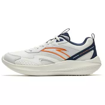 Anta Basic Running Sports Non-Slip Wear-Resistant Breathable Lightweight Low-Top Casual Running Shoes Men sneaker White Gray Blue 912515516-2 39