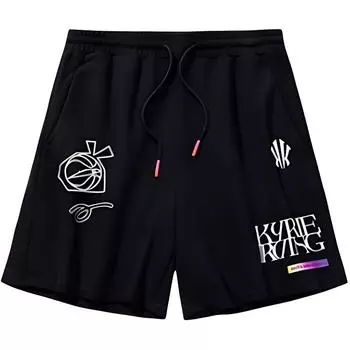 Anta Basketball Series Casual Simple Letter Lace Loose Sports Shorts Unisex shorts 172431309-3 M