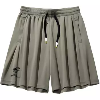 Anta Basketball Series Letter Mid-Waist Lace-Up Breathable Versatile Five-Point Sports Shorts Men shorts Jinglin-Green 952521303-3 S