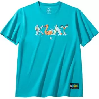 Anta Футболка Basketball Series Letter с круглым вырезом, свободная, дышащая, универсальная, с коротким рукавом, мужская, цвет морской соли и зеленого 152431152-2 XL