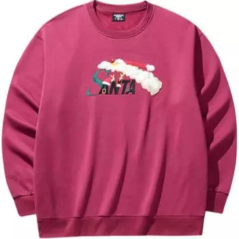 Anta Basketball Series Sports Round Neck Breathable Sweatshirt Unisex sweatshirt Dragon-Fruit-Red 972511704-3 M