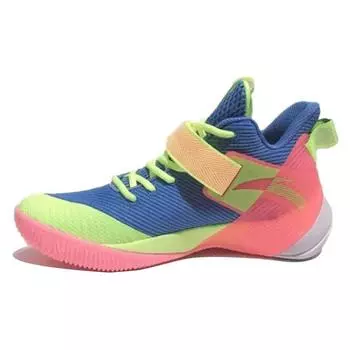 Anta Баскетбольная серия амортизирующие нескользящие износостойкие низкие баскетбольные кроссовки мужские кроссовки синие розовые зеленые 11931618-9 45