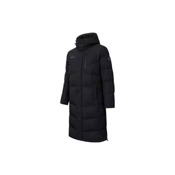 Anta Баскетбольная серия однотонная молния с капюшоном длинная куртка мужская верхняя одежда черный 152411901-2 S