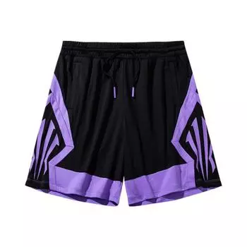 Anta Баскетбольные брюки Kyrie Irving Series Color Block средней посадки с завязками, удобные, универсальные, дышащие, прямого покроя, унисекс 172431306-3 L