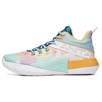 Anta Баскетбольные кроссовки Attack 2 Shock Absorbing Non-Slip Wear Resistance Mid Top Men Sneakers Crab-Shell-Green 112031107-6 43