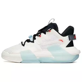 Anta Баскетбольные кроссовки Badass 3.0 с нескользящей подошвой и износостойкостью, мужские баскетбольные кроссовки белого, синего, красного цвета 112138081-2 39
