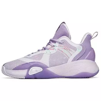 Anta Баскетбольные кроссовки Bubble Bounce прочные нескользящие с низким верхом, мужские кроссовки фиолетовые 112211603Q-2 42.5