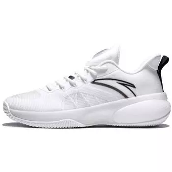 Anta Баскетбольные кроссовки Cement Nemesis Lightweight Bubble Series Low-Top мужские кроссовки белые черные 112121606S-2 42.5