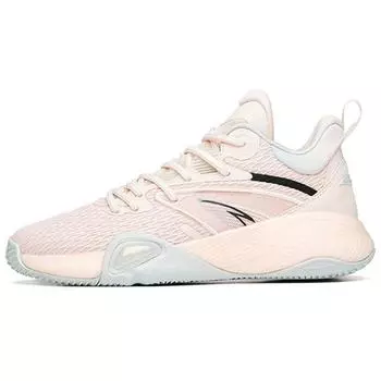 Anta Баскетбольные кроссовки Feather Low мужские кроссовки белые розовые 112211602Q-3 39