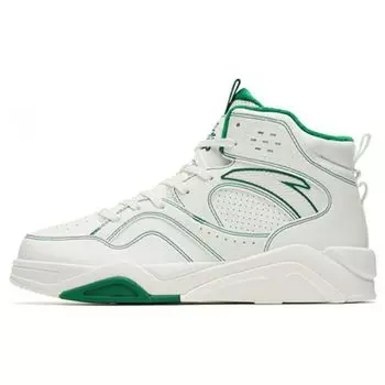 Anta Баскетбольные кроссовки Flame 3.0 с высоким берцем и амортизацией, нескользящие, женские, зеленые 122248982-7 36