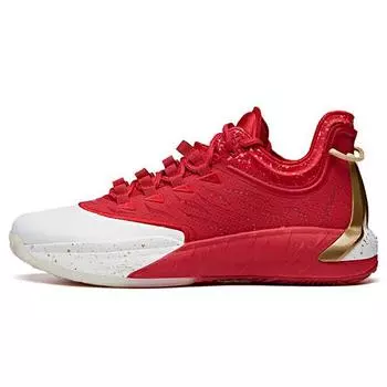 Anta Баскетбольные кроссовки Gh1 Low мужские белые красные 112011103-7 40