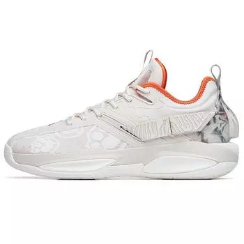 Anta Баскетбольные кроссовки GH3 Hayward CNY с амортизацией, нескользящие, прочные, низкие, мужские, баскетбольные кроссовки, цвет не совсем белый 112211103-8 40