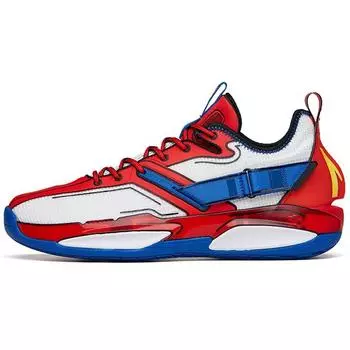 Anta Баскетбольные кроссовки GH3 Hayward GH3 с технологией Nitrogen, амортизирующие, нескользящие, низкие, мужские, белые, синие, красные 112221103-9 44.5