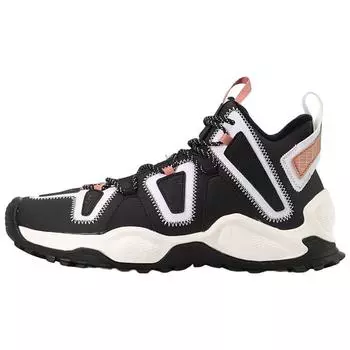 Anta Баскетбольные кроссовки Ice And Snow King средней высоты из флиса, мужские кроссовки, черные, белые, 11941624-1 43