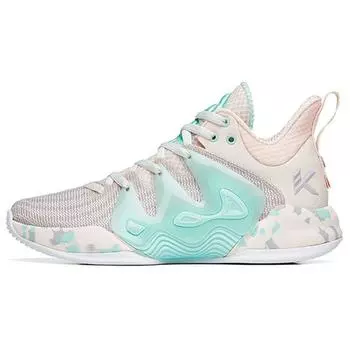 Anta Баскетбольные кроссовки Jianshan 1 из ткани, синтетической кожи, амортизирующие, противоскользящие, износостойкие, дышащие, поддерживающие, с низким верхом 112221623S-4 39