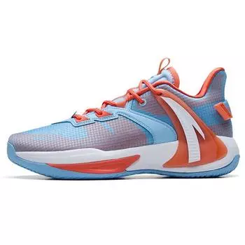 Anta Баскетбольные кроссовки Jump 2.0 Hayward GH Low мужские баскетбольные кроссовки синие оранжевые 112231606-6 44.5