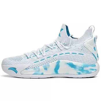 Anta Баскетбольные кроссовки KT5 Thompson Durable Breathable Mid-Top, мужские баскетбольные кроссовки Chlorine-Blue 112021102-3 44.5