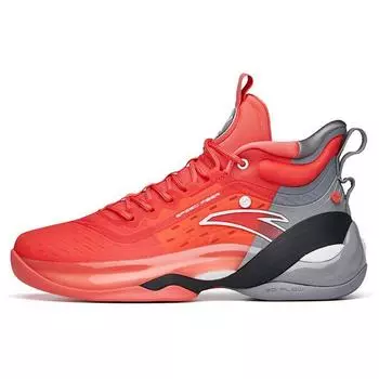 Anta Баскетбольные кроссовки KT7 April Fools Day Nitrogen Technology Rebound High-Top Мужские баскетбольные кроссовки Red Gray 112221101-7 41