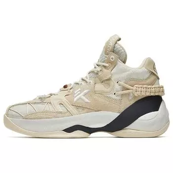 Anta Баскетбольные кроссовки KT7 Thompson 7 High-Top, мужские баскетбольные кроссовки бежевого цвета Destruction-Edition 112241115-1 43