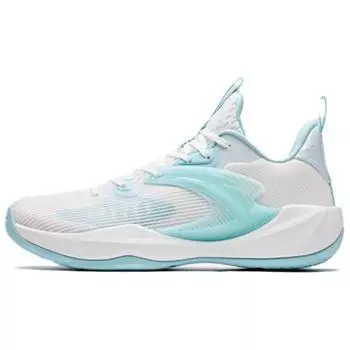 Anta Баскетбольные кроссовки Light Cavalry 9 с амортизацией, нескользящие, износостойкие, низкие, мужские, белые, серые, синие 112421610-1 44