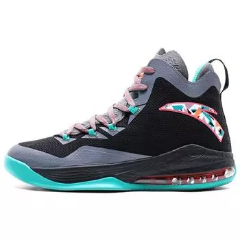 Anta Баскетбольные кроссовки Shield 1 мужские кроссовки черные зеленые 112141145R-1 42