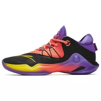 Anta Баскетбольные кроссовки Sky 1 Midnight Colorway с амортизацией, нескользящие, прочные, низкие, мужские, фиолетово-красные 112311107-3 44.5