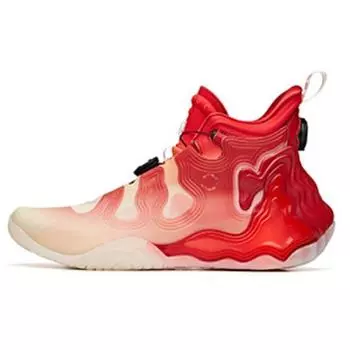 Anta Баскетбольные кроссовки Star Series Star Mountain High Top мужские кроссовки красные белые 112031818A-3 42