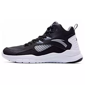 Anta Баскетбольные кроссовки Star Track 4 KT Thompson Shock Absorbing Non-Slip Reathable Mid Top с защитой от износа Мужские кроссовки Черный Белый Серый 91731132-4 40.5
