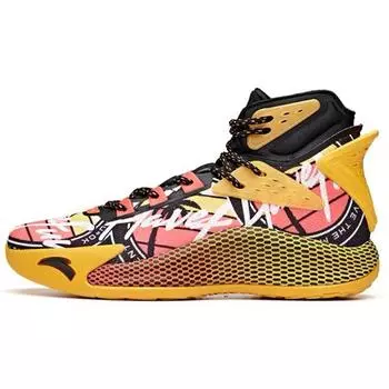 Anta Баскетбольные кроссовки Thompson KT5 High-Top мужские желтые 112031101-3 40