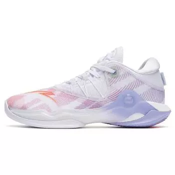 Anta Баскетбольные кроссовки Tianji 1 Cloud Dawn Shock Absorbing Slip с защитой от скольжения, прочные, с низким верхом, с технологией Nitrogen, мужские, белые, синие, 112311107-1 42.5