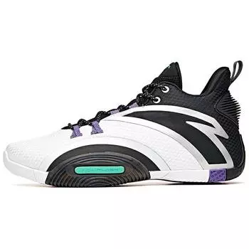 Anta Баскетбольные кроссовки UFO 3.0 Low мужские кроссовки черные белые 112111602-2 44.5