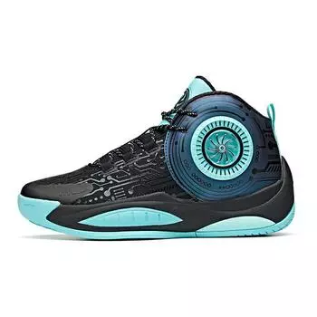 Anta Баскетбольные кроссовки Wind Hero 6 High Top, детские, черные, синие 312111111-4 33